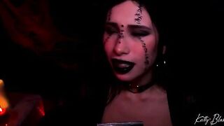 The evil witch cast a spell on the man with a big dick - Katty Blake