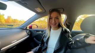 A beautiful story of picking up a girl in the street and sex in the car