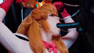 Bowser fucked Princess Peach with his BBC in a rough scene