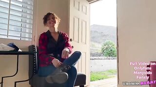 A Jewish woman from a ranch is crying and fucks with her neighbor’s son