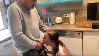 The husband did not notice anything when his wife was being intimate
