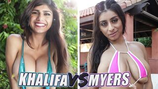 The greatest showdown in the industry, featuring Mia Khalifa and Violet Myers!