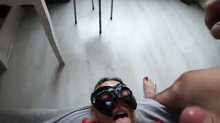 Babe fucked in her ass hole and receives two discharges of semen