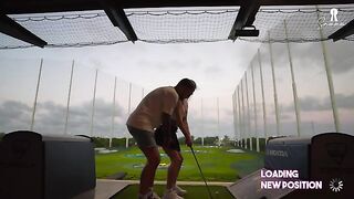 A night date golf ends up in a rough sex session with a blonde babe