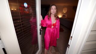 The neighbor’s wife was home alone on Valentine’s Day, so I visited