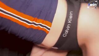 A stepsister woke me up with her blowjob and I fucked her