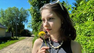 Met cute Ukrainian schoolgirl on the street and fucked her that day