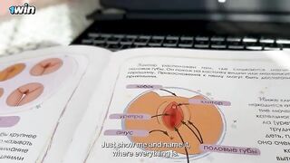 A stepmom explained to her stepson the clitoris structure