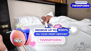 The stepfather fucked his stepdaughter, thinking she was his wife