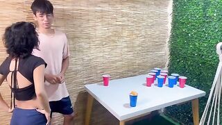A simple game with his stepbrother ended up fucking a hot girl
