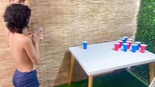 A simple game with his stepbrother ended up fucking a hot girl
