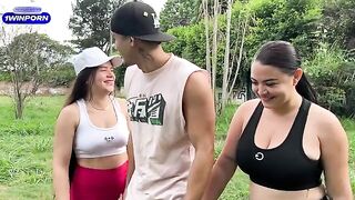 A guy offered money to two girls in the park to fuck with them