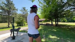 Summer sex at the lake in Michigan - real couple
