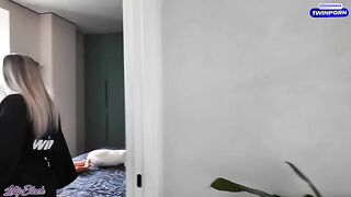 A lonely hot mom, played by stunning Letty Black, seduces the handyman with her charm