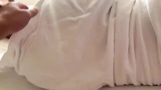 Father and stepdaughter share a bed on vacation