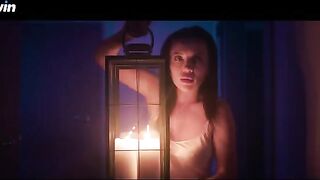A guy fucked his hot stepmom on Halloween night in a steamy scene