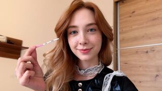 What to do if the maid is pregnant after a creampie? Fuck her hard again!