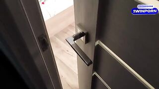 I was spying for my stepsister, she found me out and sucked my dick