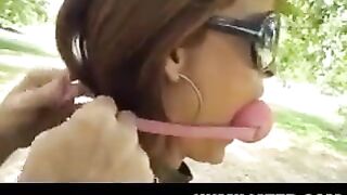 Bondage for sexy girls with a rope, tied up