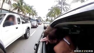 The guy with his friends fucked two whores in a steamy car scene