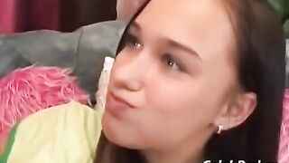 A young girl has sex with an adult man