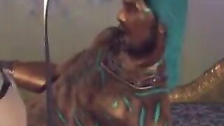 Brunette woman has long sex with a man’s cock