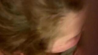 A man penetrated eggs with his penis, and the blonde was watching