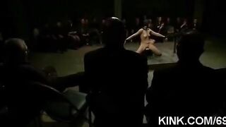 The leader is fucking with girls using 10 vibrators