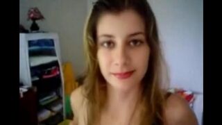 Babe lies and sucks huge dick of her boyfriend in this hot vid