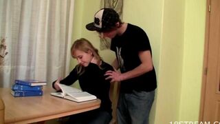A girl gave herself to her stepbrother, it was a great experience
