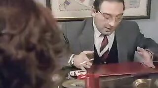 A 50-year-old man penetrates a young student in anal on the table