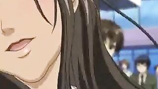 A tiny nympho gets her sweet pussy spanked in a steamy scene