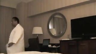 He brought a whore to the hotel and started to undress her