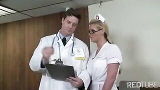 The doctor fucks a hot nurse in this steamy eporn scene