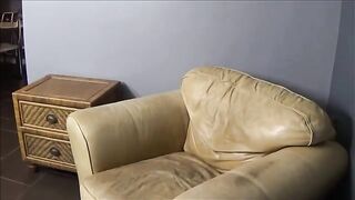 A wife gets horny after watching porn and attacks her husband’s cock