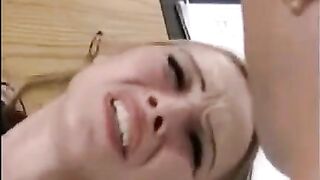 A hand job with a cock and pussy at the same time