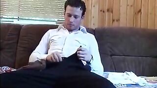Guys in pantyhose sex, featuring blonde and big tits action