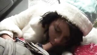 Drunk Santa fucked the Snow Maiden and her friend in a threesome