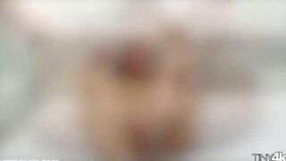 A fat guy with big cock fucks a girl with braces in her mouth