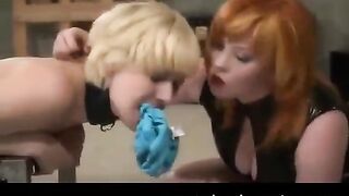 Lesbian sex with elements of BDSM for real connoisseurs