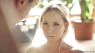 The husband gently fucked his wife on horseback, a breathtaking sight