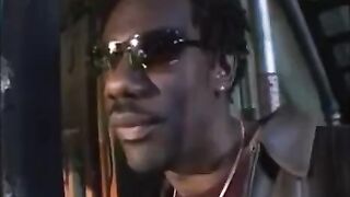 Black guy fucks his girl in the ass with a thick cock