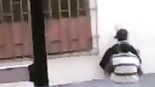 I wanted to fuck right on the street, so we didn’t go into the house