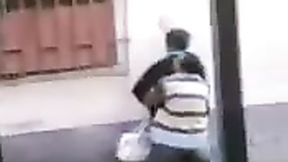I wanted to fuck right on the street, so we didn’t go into the house