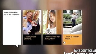 A young girl was removed in a cool porn, showcasing her skills