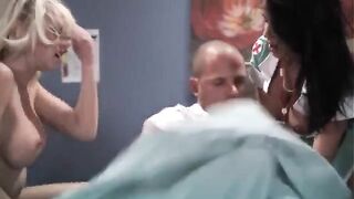 Two hot nurses are getting fucked with passion
