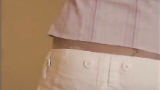 The sexy brunette has sex with a huge penis of a monster, including blowjob