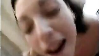 A friend licked sperm from the vagina and anus
