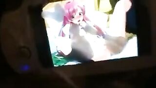Hentai fucked hard and came on his hand