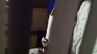 He shoots a hidden camera as his neighbors have sex